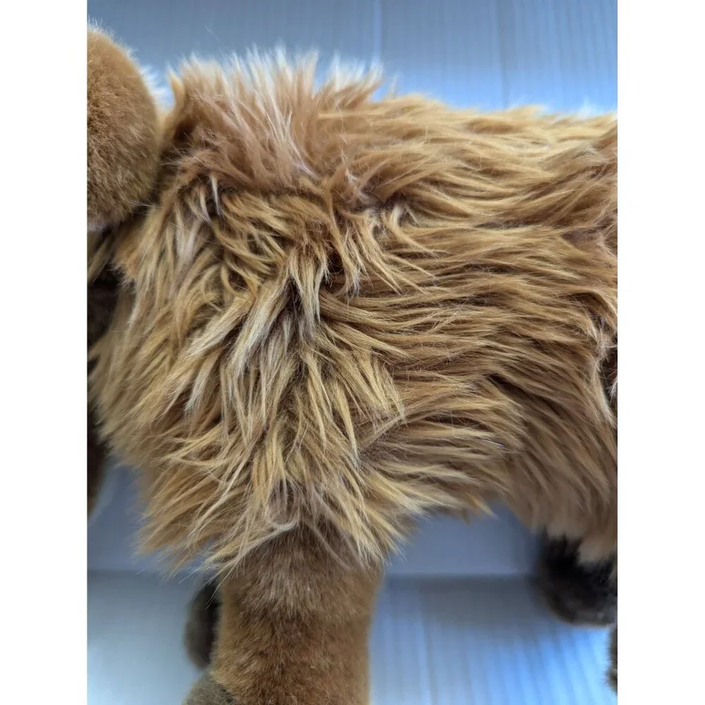 Douglas woolly mammoth‎ Everettt stuffed animal toy brown 8 in